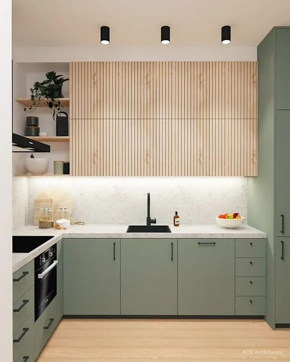 مدل کابینت آشپزخانه دو طرفه