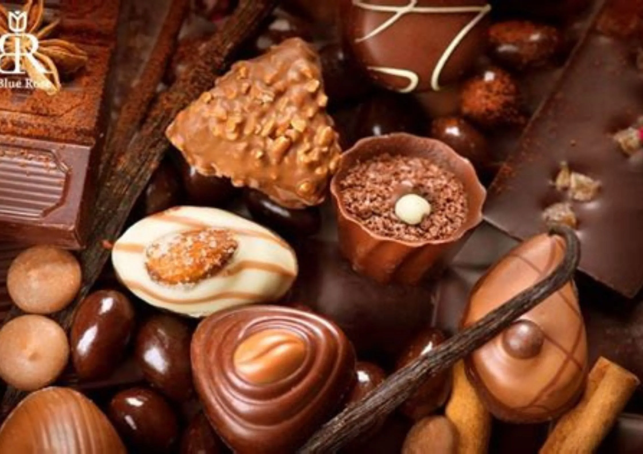 A close-up of chocolatesDescription automatically generated